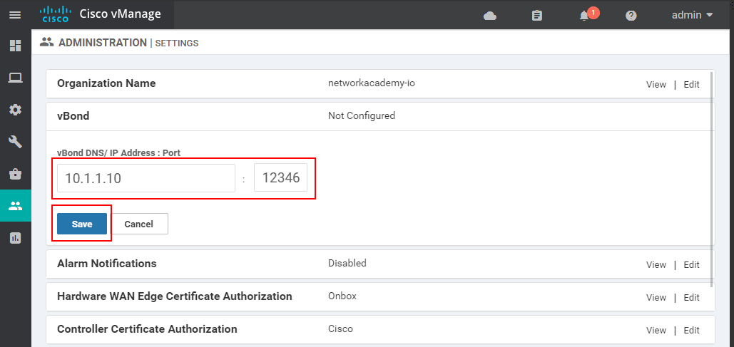 vBond-address